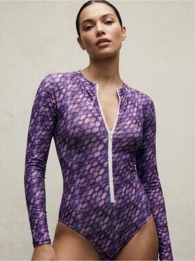 MOTT50+ UPF 50+ MARGHERITA LONG SLEEVE SWIMSUIT SM